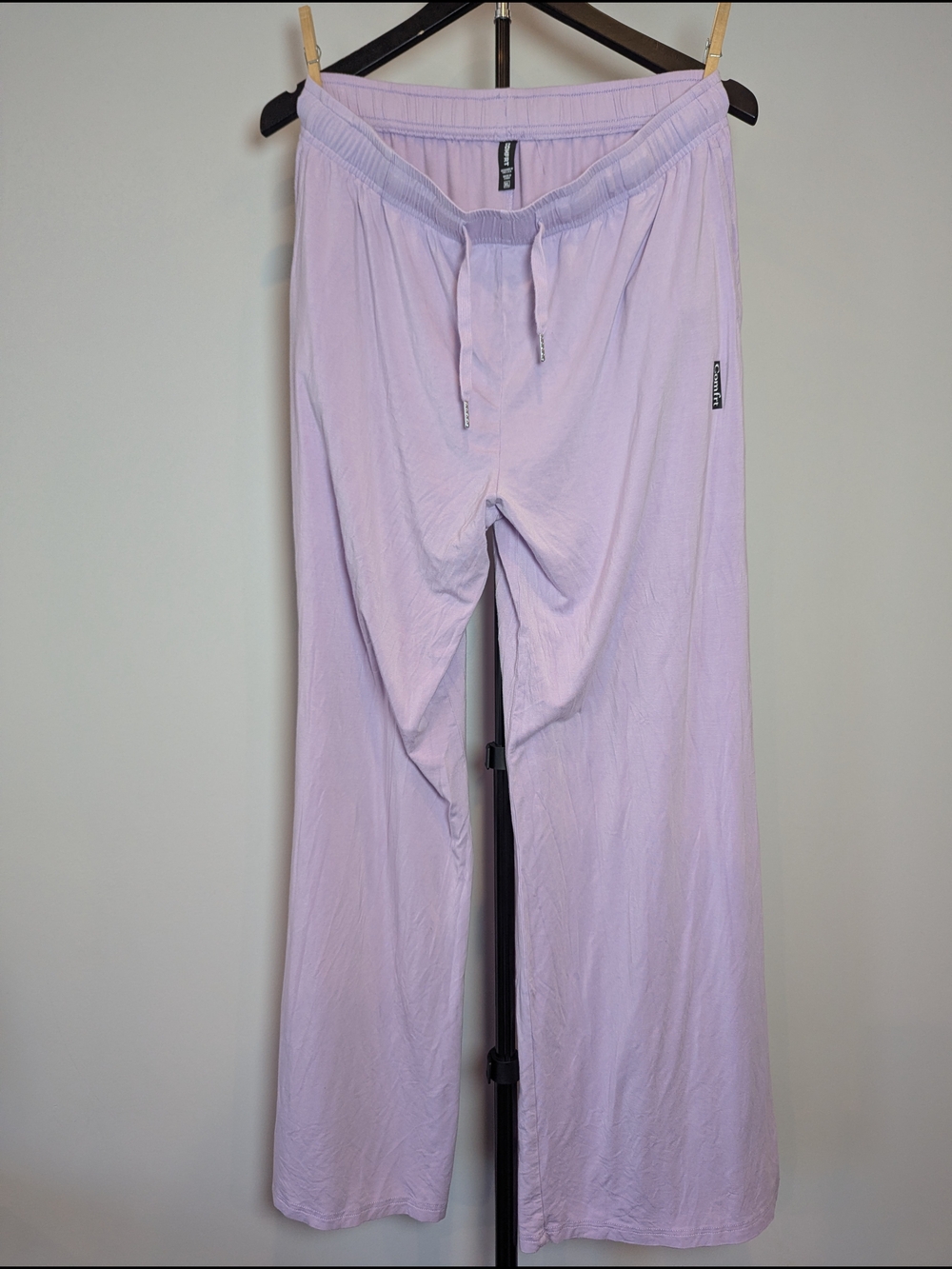 Comfrt Women's Size XL Light Lavender Drawstring Lounge Pants